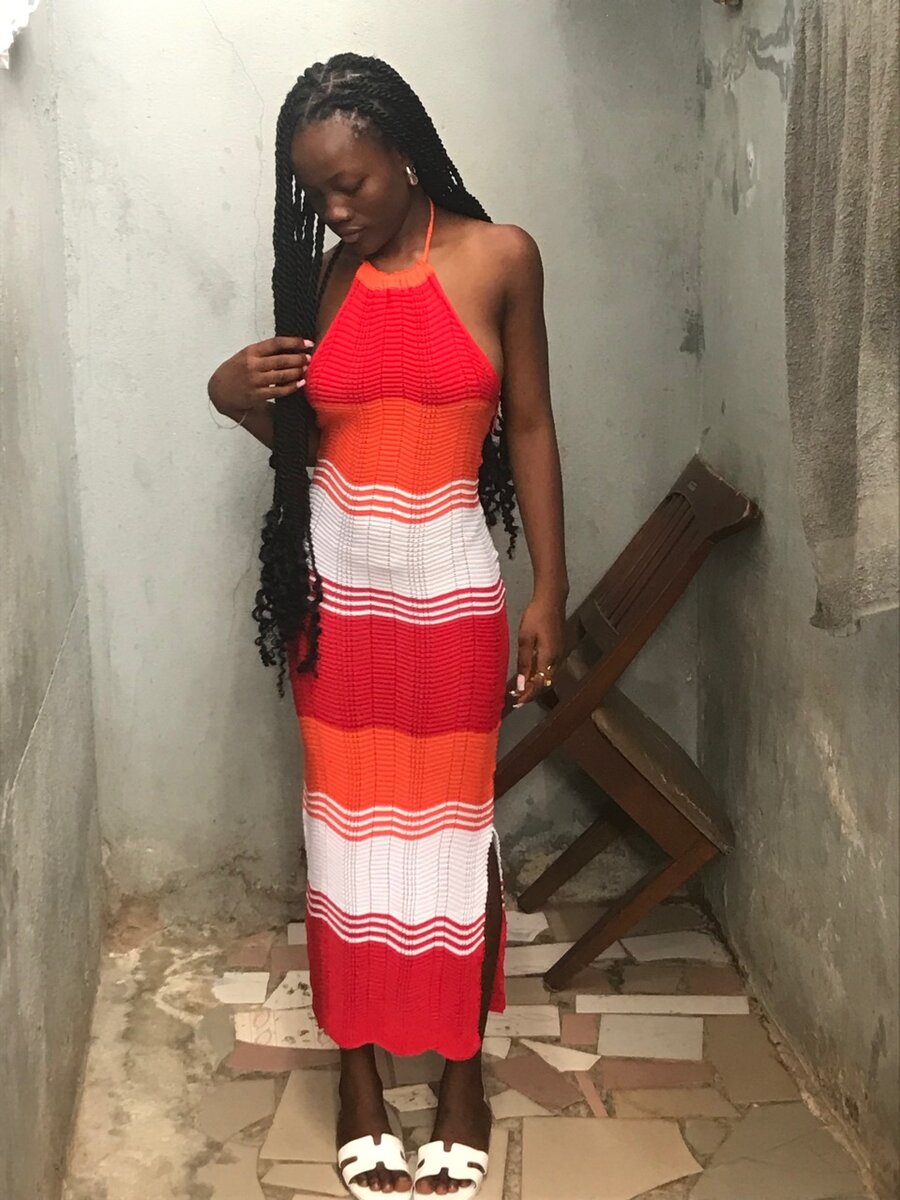 Robe d'été crochetée