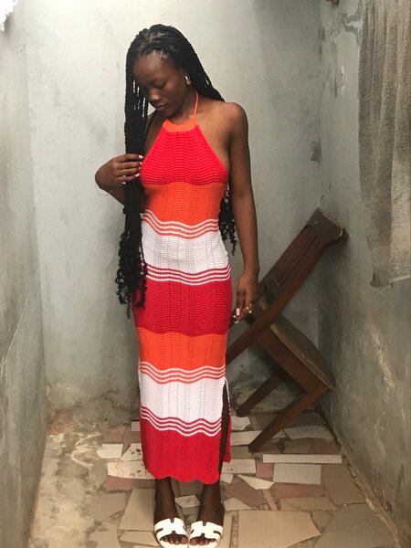 Robe d'été crochetée