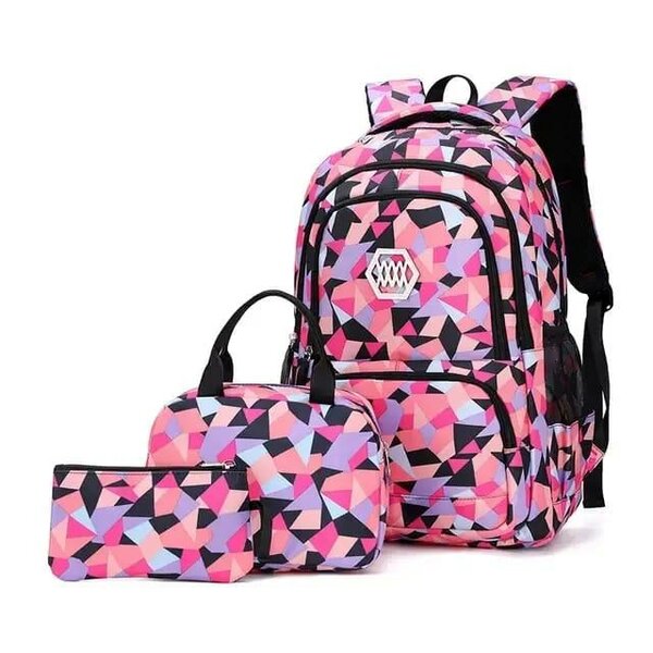 Lot de sacs géométriques colorés