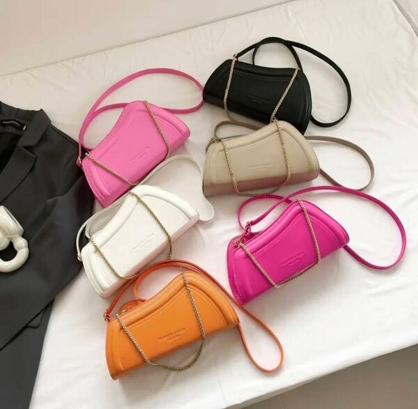 Sac à main tendance multicolore