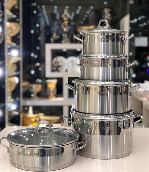 Aluminum 5 set pan
