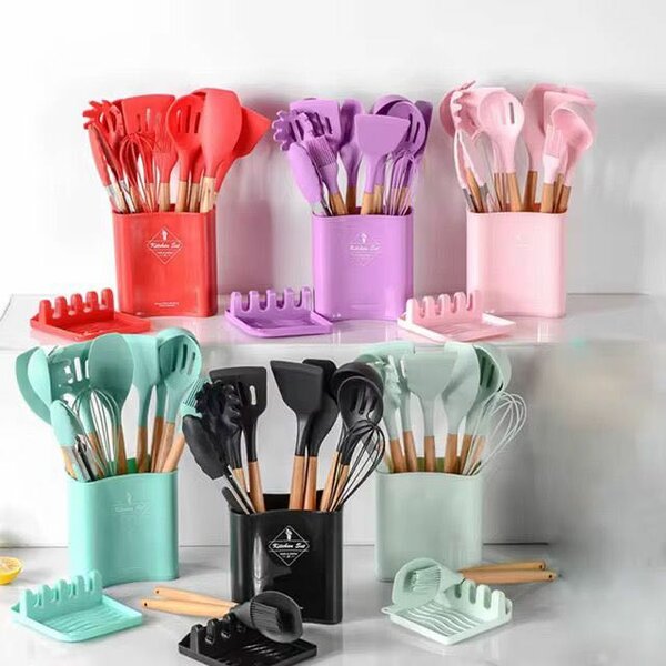 Set de Cuisine en Silicone 13 Pièces