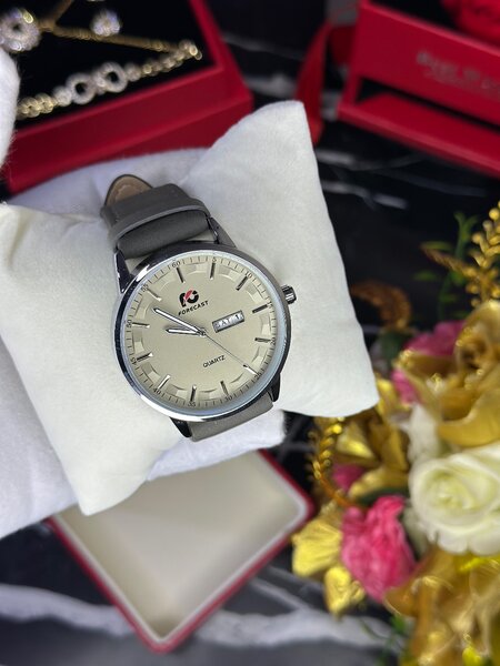 Leather watch
