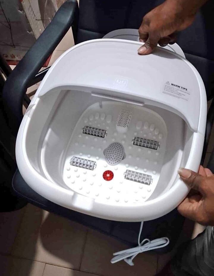 Bain de pieds électrique relaxant