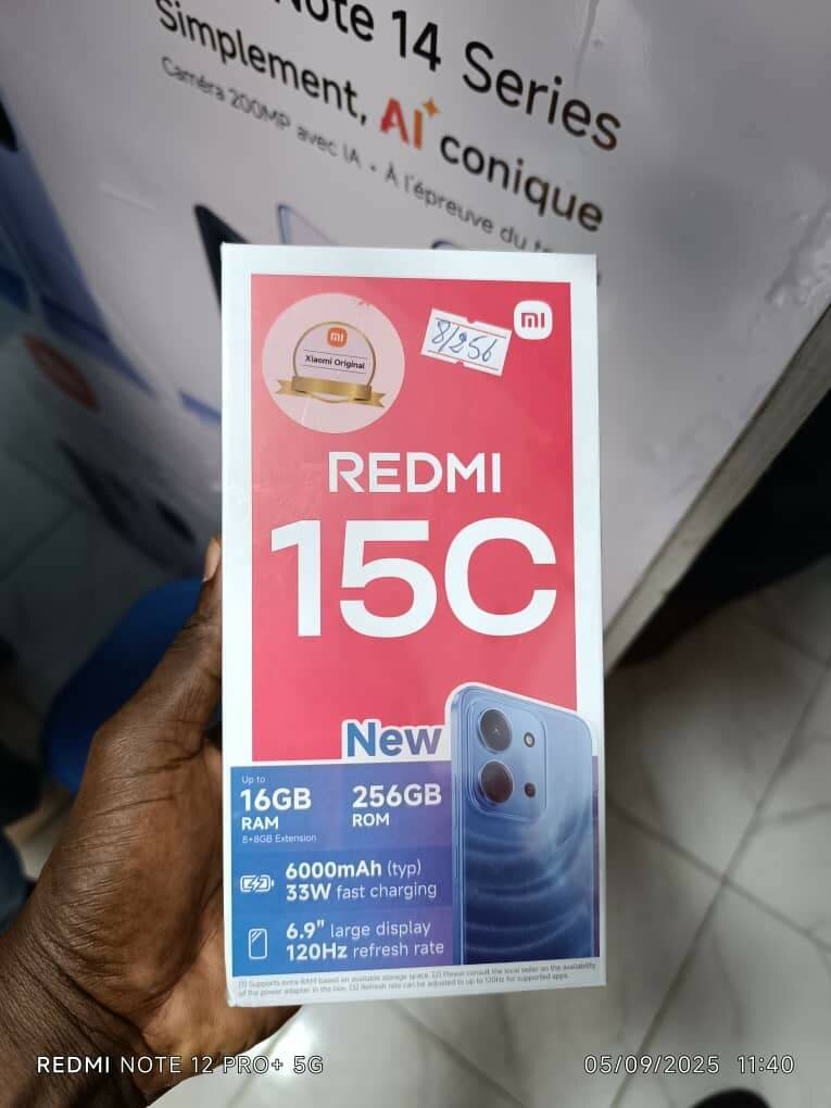 Smartphone Redmi 15C 16GB 256GB