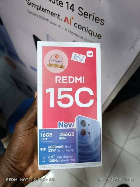 Smartphone Redmi 15C 16GB 256GB
