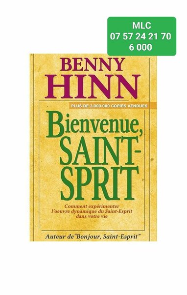 Bienvenue Saint Esprit