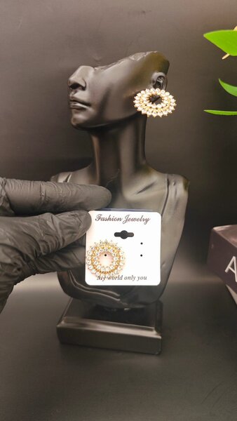Boucles d'oreilles perles élégantes