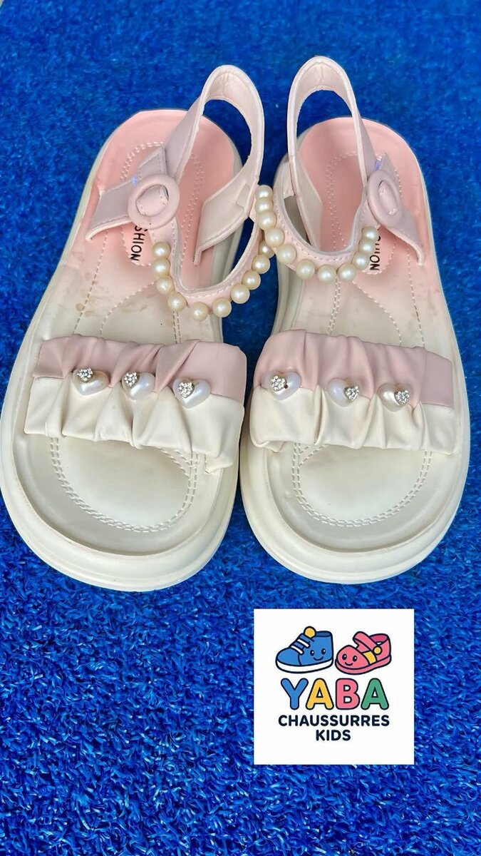 Sandales Filles Perles Élégantes