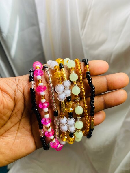 Beaded anklets