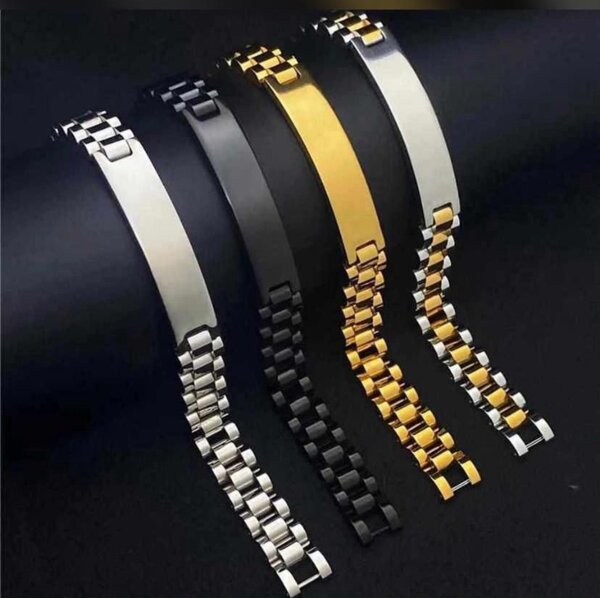Bracelet personnalisé en acier inoxydable
