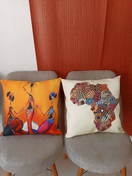 Housses de coussins africains