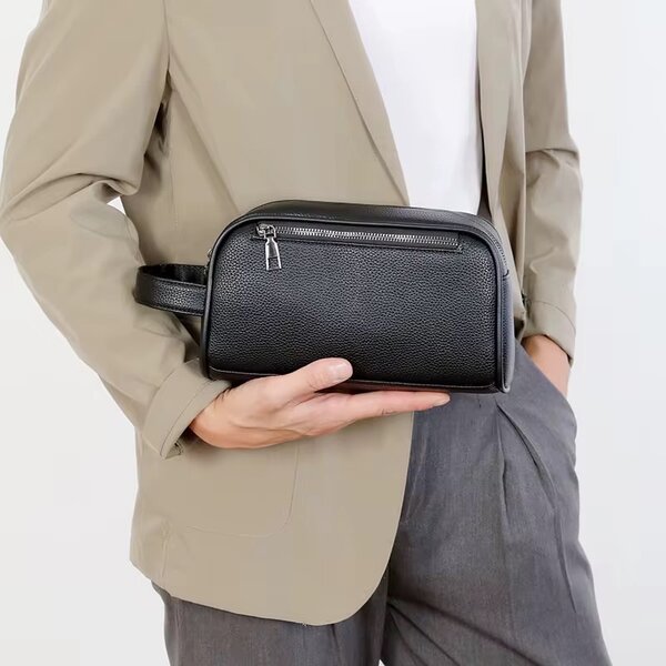 Trousse de toilette cuir chic