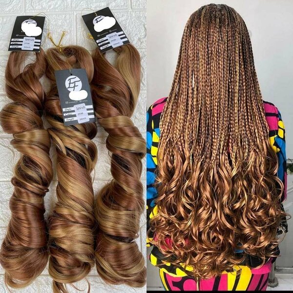 French curly longueur 24