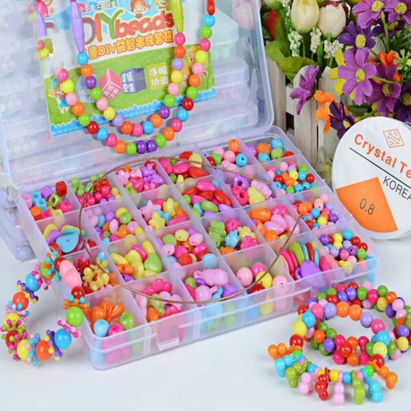 Kit de perles colorées DIY