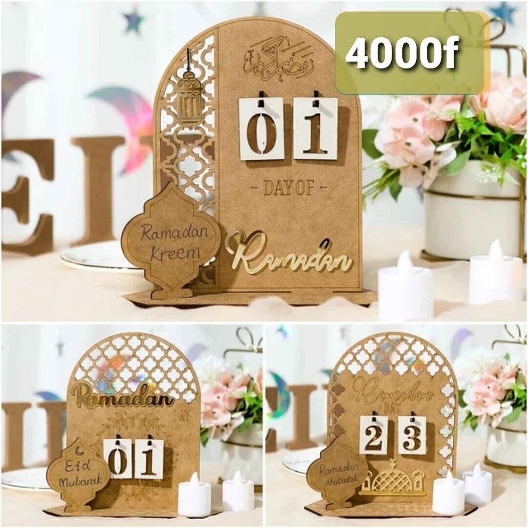 Calendrier en Bois cadeau