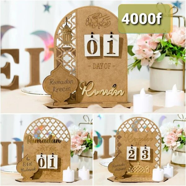 Calendrier en Bois cadeau