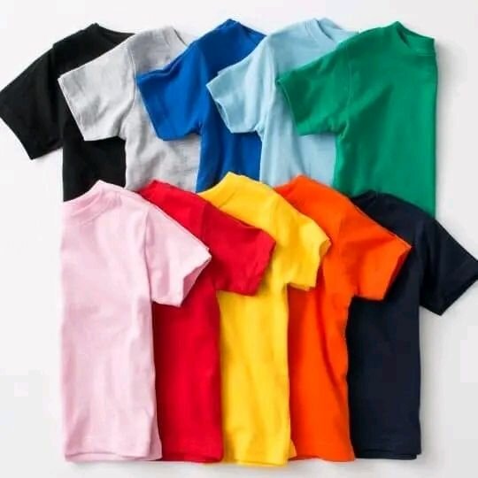 T-shirts enfant couleur unis