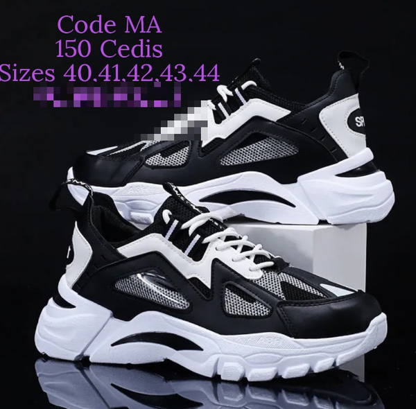 black and white sneakers