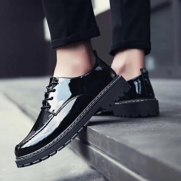 Mocassin en simili cuir