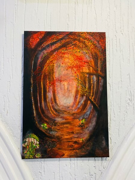 Acrylic painting
