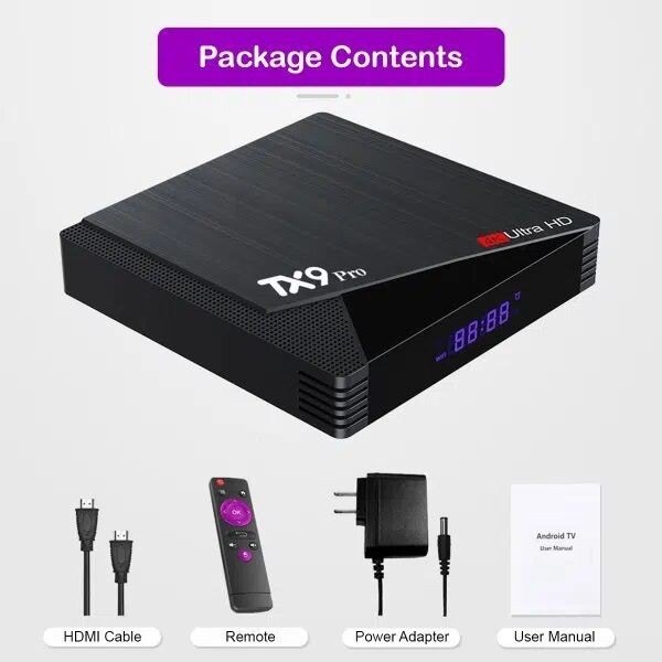 TX9 Pro Tv Android 8GB 128GB