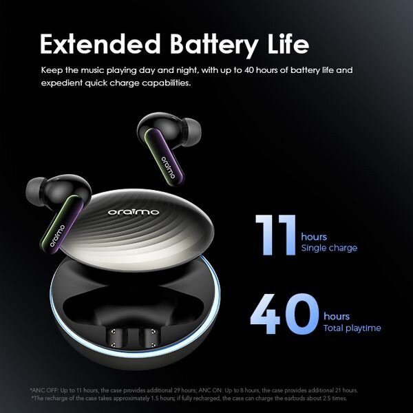 oraimo SpaceBuds Hybrid ANC  Earbuds Customized