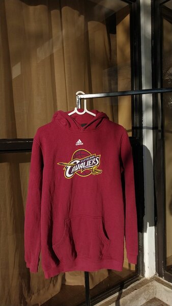 Red Adidas hoodie