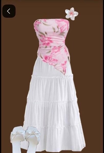 Robe florale estivale élégante