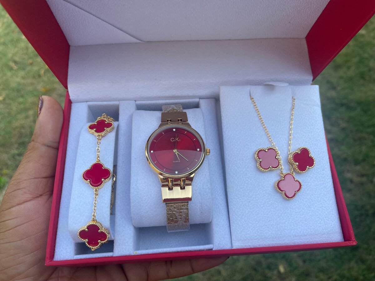 3 in 1 ladys watch set