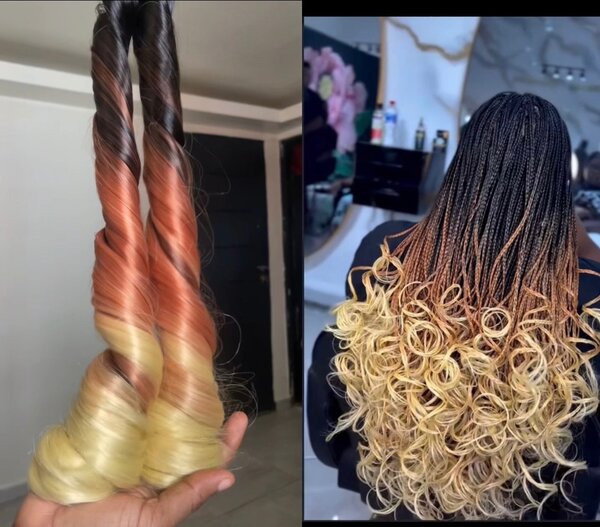 Mèche French curls