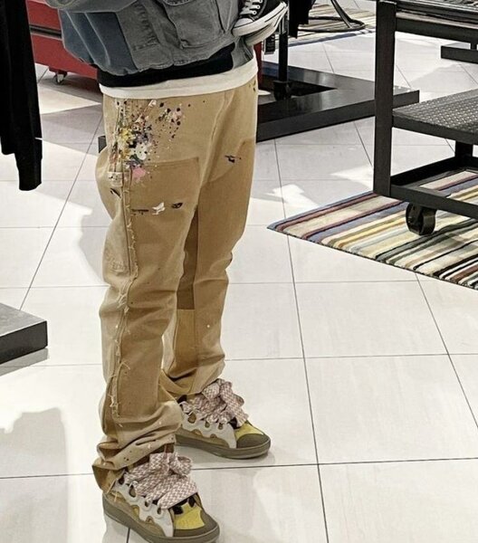 Pantalon de peintre tendance