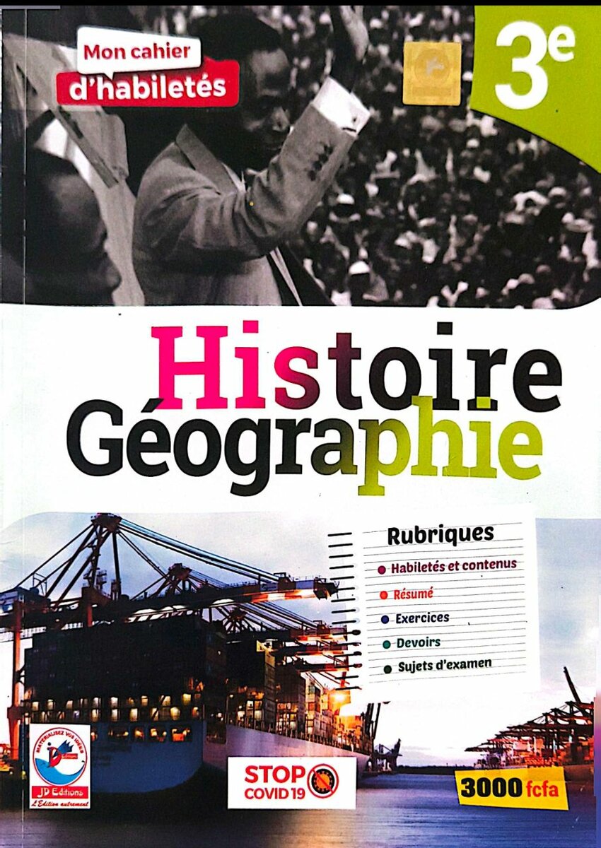 Cahier Histoire Géographie 3e