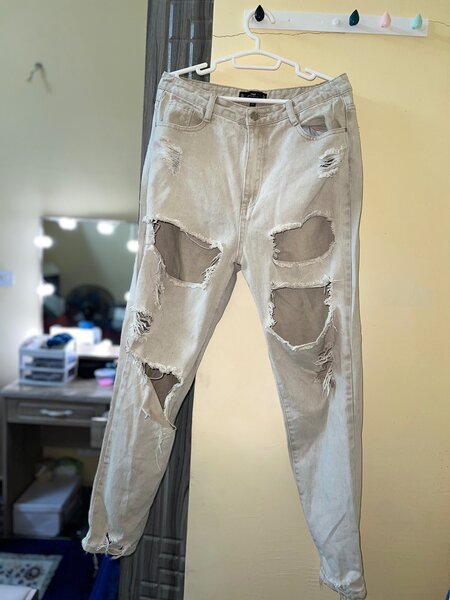 Pantalon jean customize