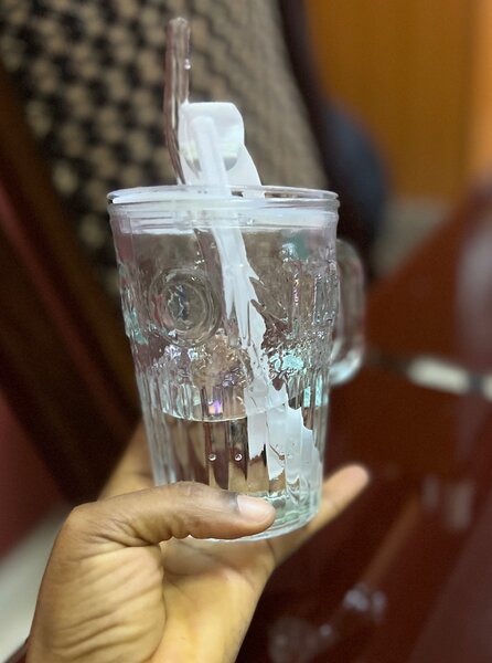 Glass mug