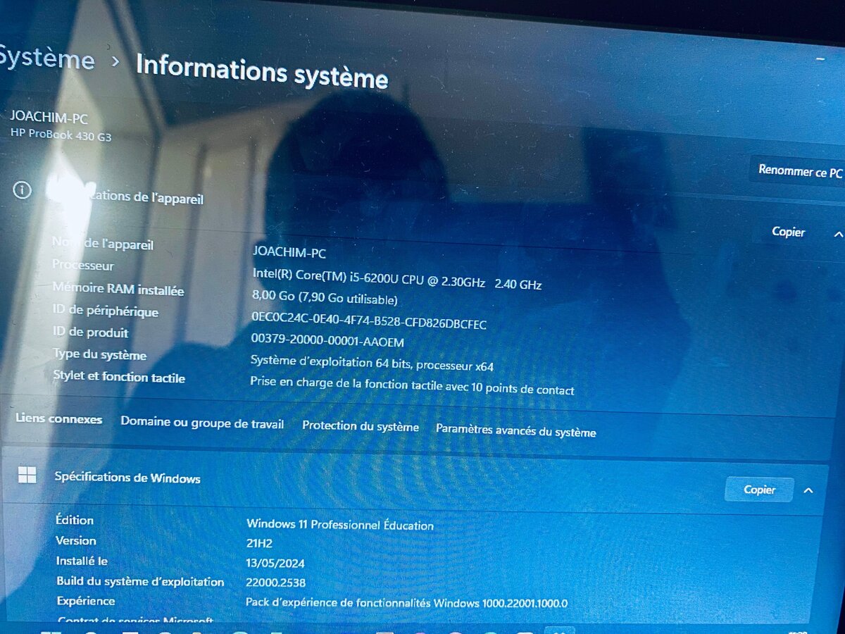 HP PROBOOK 430 G3 + POCKET WIFI ORANGE + CLÉ INTERNET ORANGE