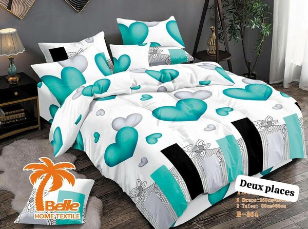 Draps de lit 3place