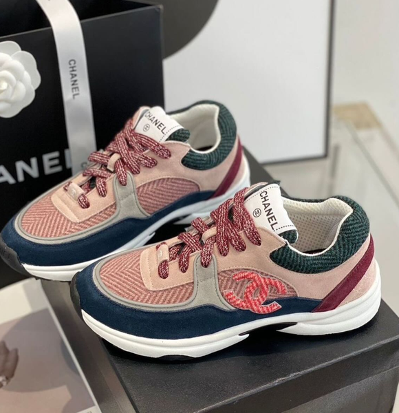 pink sneakers