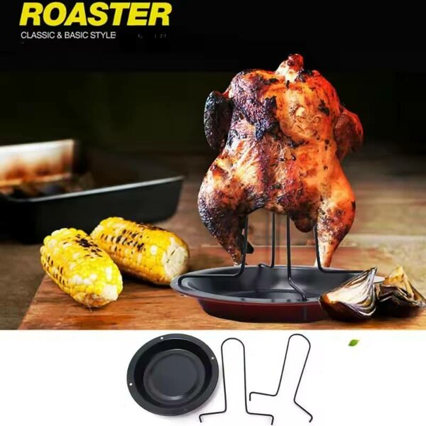 Outils de cuisine pour barbecue en plein air, support de pou
