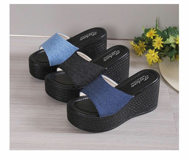 Chaussure compenser en gin lég