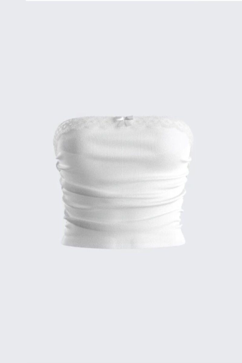Bandeau en Dentelle Blanc