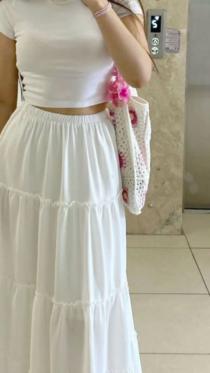 Jupe+Boléro crochet floral