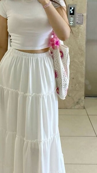 Jupe+Boléro crochet floral