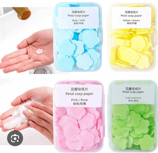 Savon Pétale Jetable Portable