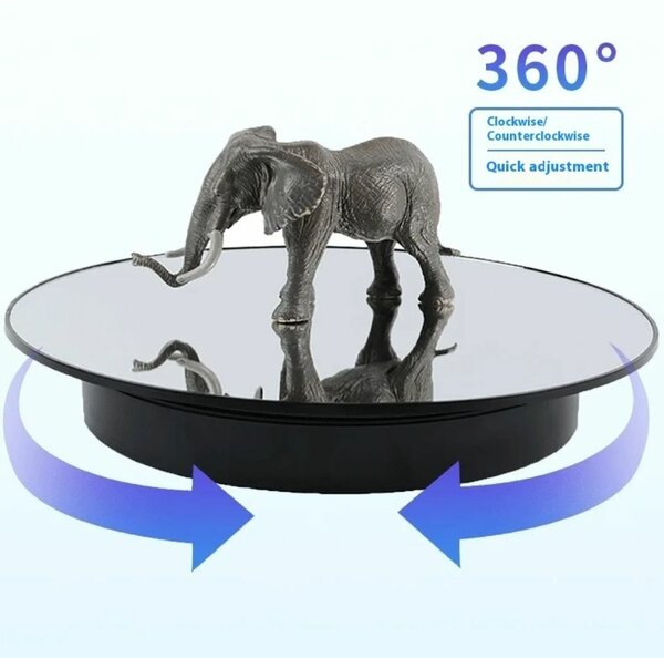 Plateau tournant électrique 360°