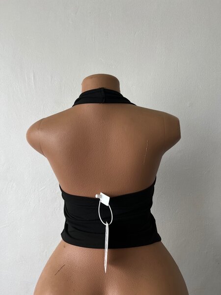 Black crop top