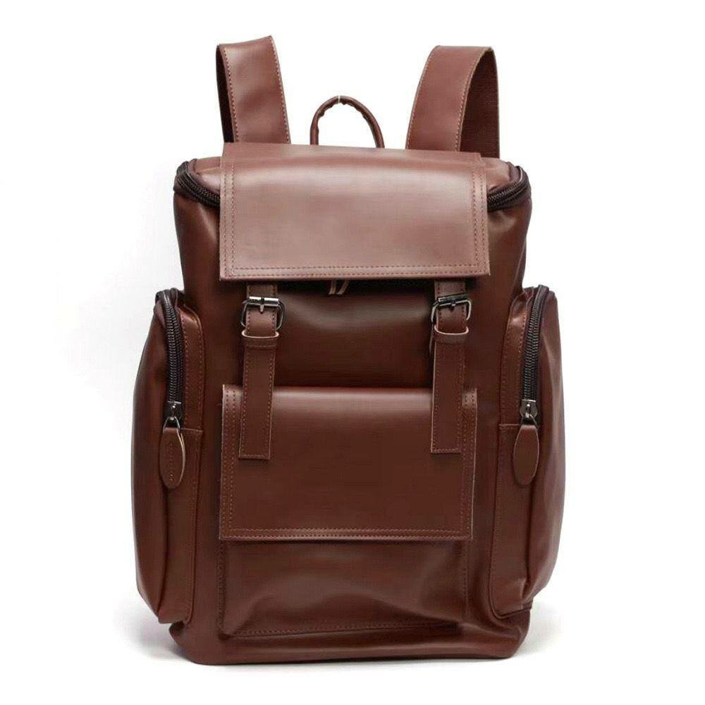Leather backpacks