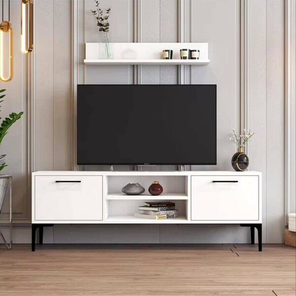 Meuble TV moderne blanc