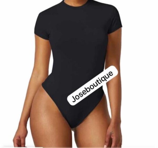 Body noir basique femme