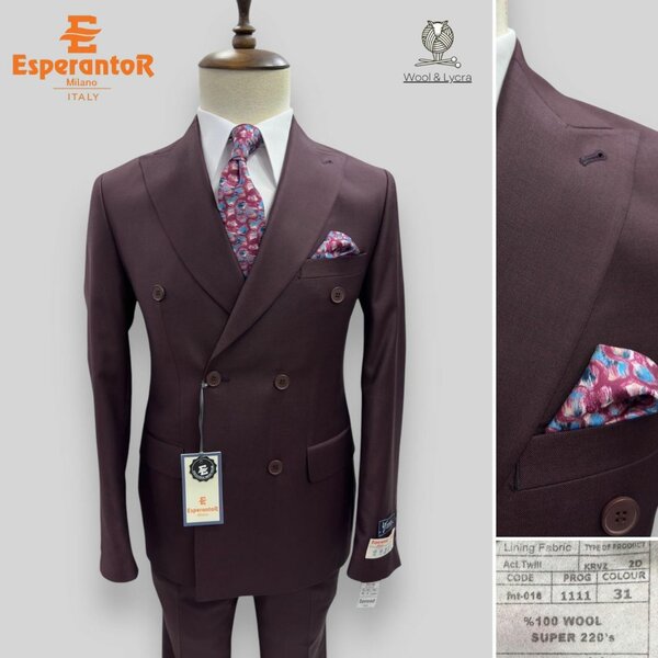 Double breasted suit